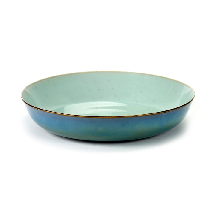 Terres de Rêves tallerken 21 cm - Light blue-smokey blue - Serax