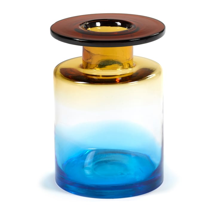 Wind & Fire vase 27 cm - Blue-amber - Serax