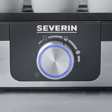 Severin EK 3163 Premium eggekoker 1-3 egg - Svart-sølv - Severin