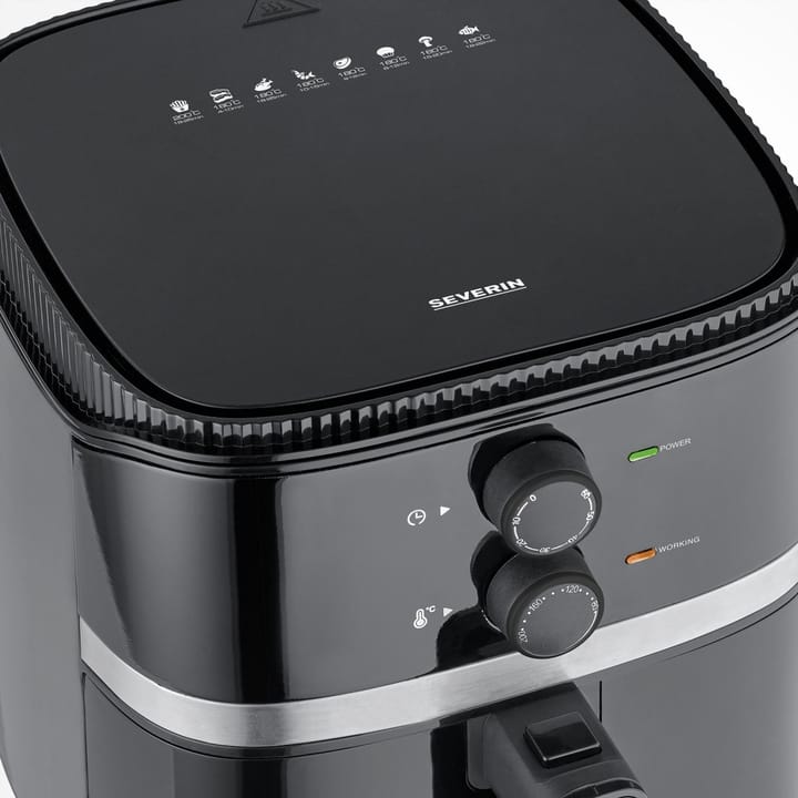 Severin FR 2452 airfryer 4,5 L, Svart Severin