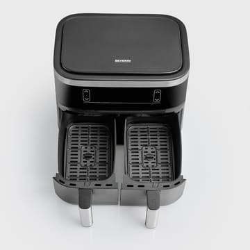 Severin FR 2453 airfryer dobbel 2x4 L - Svart - Severin