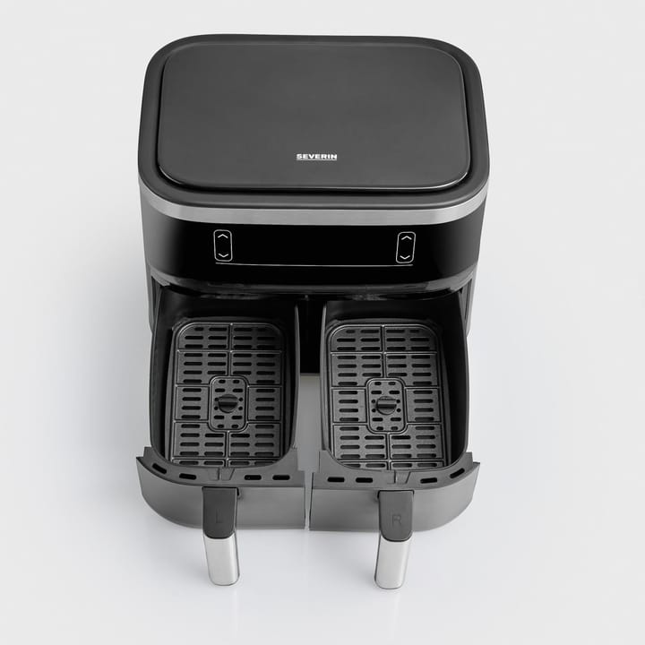 Severin FR 2453 airfryer dobbel 2x4 L, Svart Severin