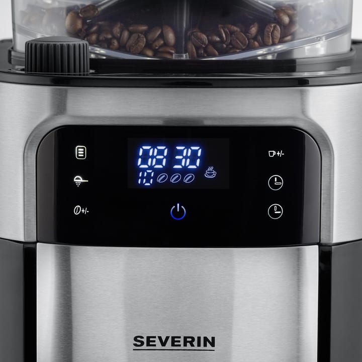 Severin KA 4813 kaffetrakter med kvern & touch, 10 kopper Severin