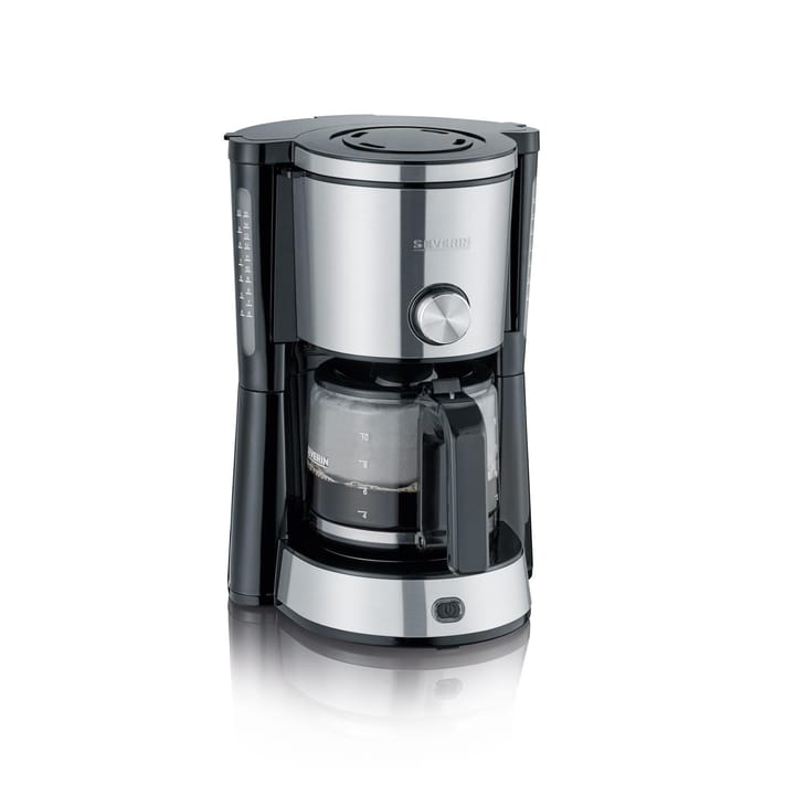 Severin KA 4825 Aroma Select kaffetrakter 10 kopper, Rustfritt stål-svart Severin