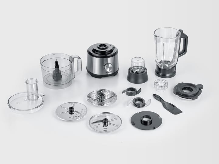 Severin KM 3892 foodprosessor med blender, Rustfritt stål Severin