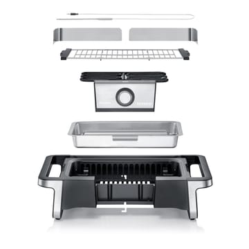 Severin PG 8113 Senoa Boost elektrisk grill - Svart - Severin