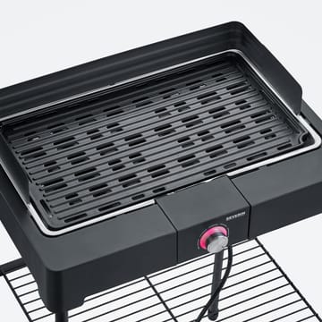 Severin PG 8568 elektrisk grill med stativ og grillplate - Svart - Severin