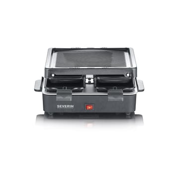 Severin RG 2370 raclette mini 4 panner - Svart - Severin