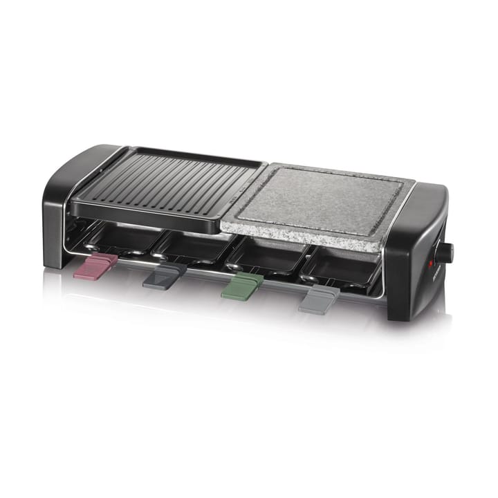 Severin RG 9645 raclette kombi basic 8 panner - Svart - Severin