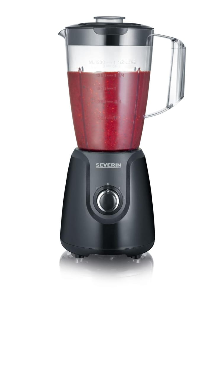 Severin SM 3707 blender plastkanne 1,5 L, Svart Severin