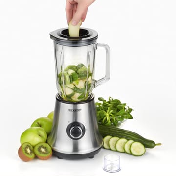 Severin SM 3734 blender glasskanne 1 L - Børstet stål - Severin