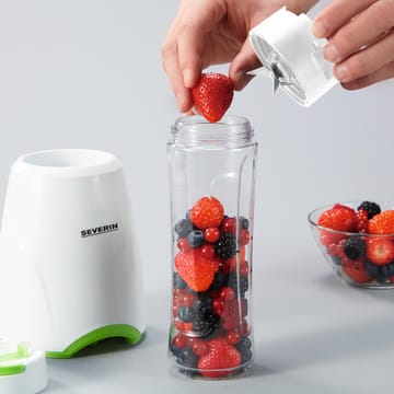 Severin SM 3735 Mix & Go blender smoothie 600 ml - Hvit-grønn - Severin