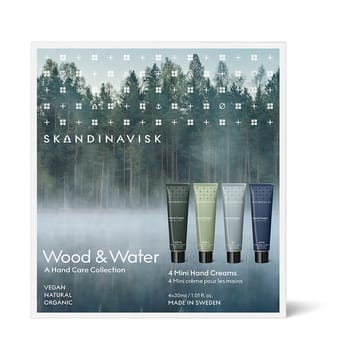 Wood & Water mini håndkrem 4 deler - 30 ml - Skandinavisk