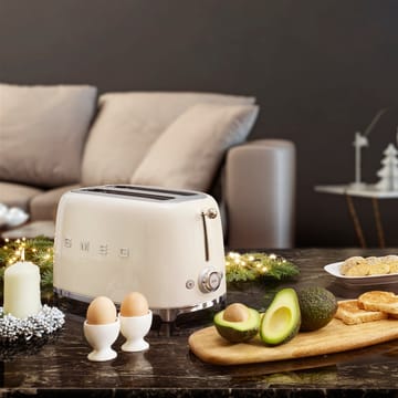 Smeg 50's Style brødrister 2 skiver - Créme hvit - Smeg