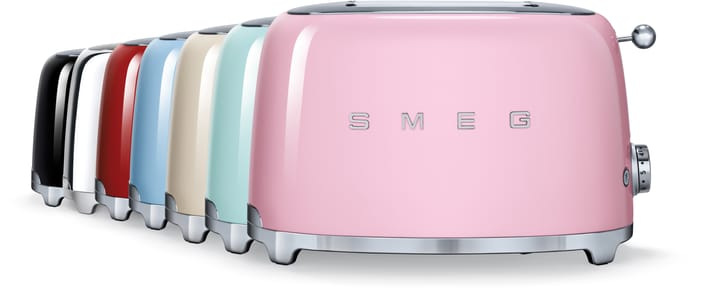 Smeg 50's Style brødrister 2 skiver, Créme hvit Smeg