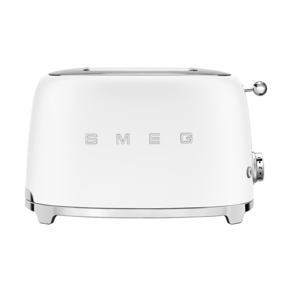 Smeg 50's Style brødrister 2 skiver - Matt hvit - Smeg