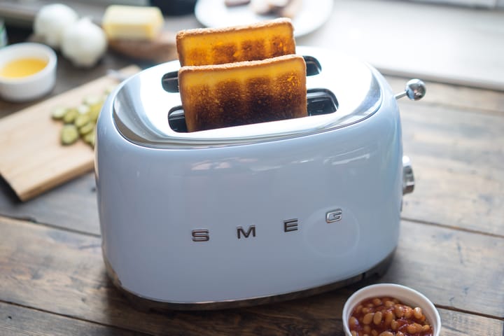 Smeg 50's Style brødrister 2 skiver, Pastellblå Smeg