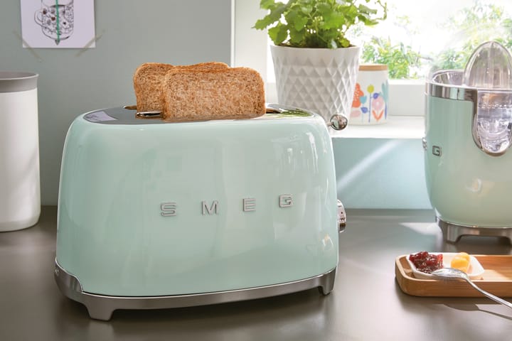 Smeg 50's Style brødrister 2 skiver, Pastellgrønn Smeg