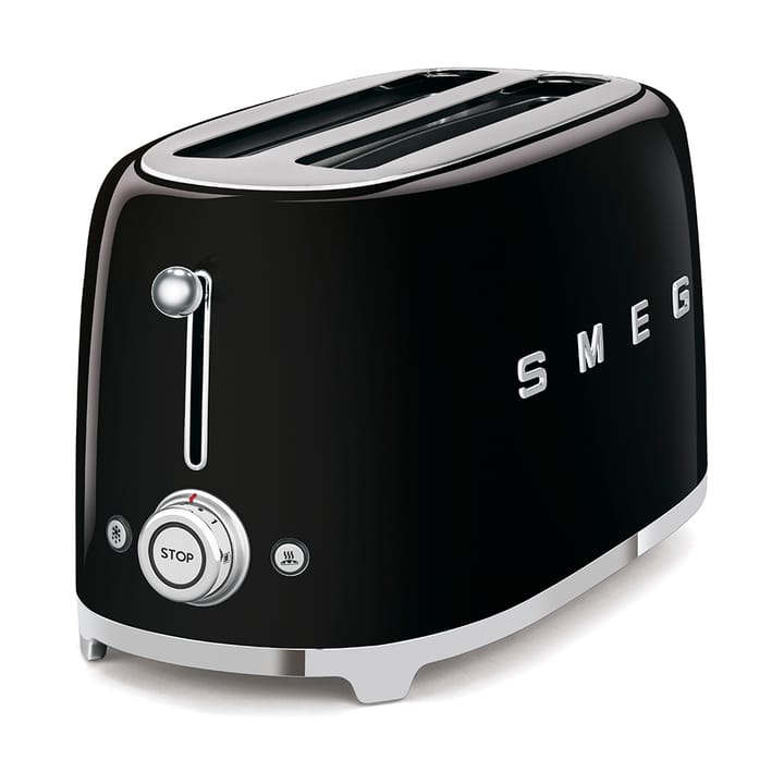 Smeg 50's Style brødrister 4x2 skiver, Svart Smeg