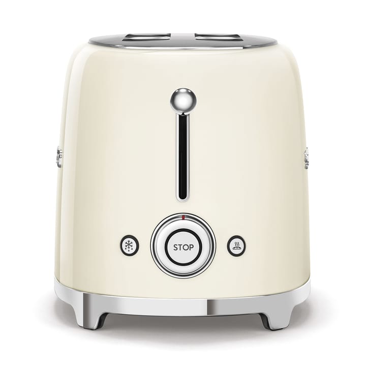 Smeg 50's Style brødrister 4x4 skiver, Créme hvit Smeg