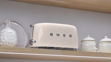 Smeg 50's Style brødrister 4x4 skiver - Créme hvit - Smeg