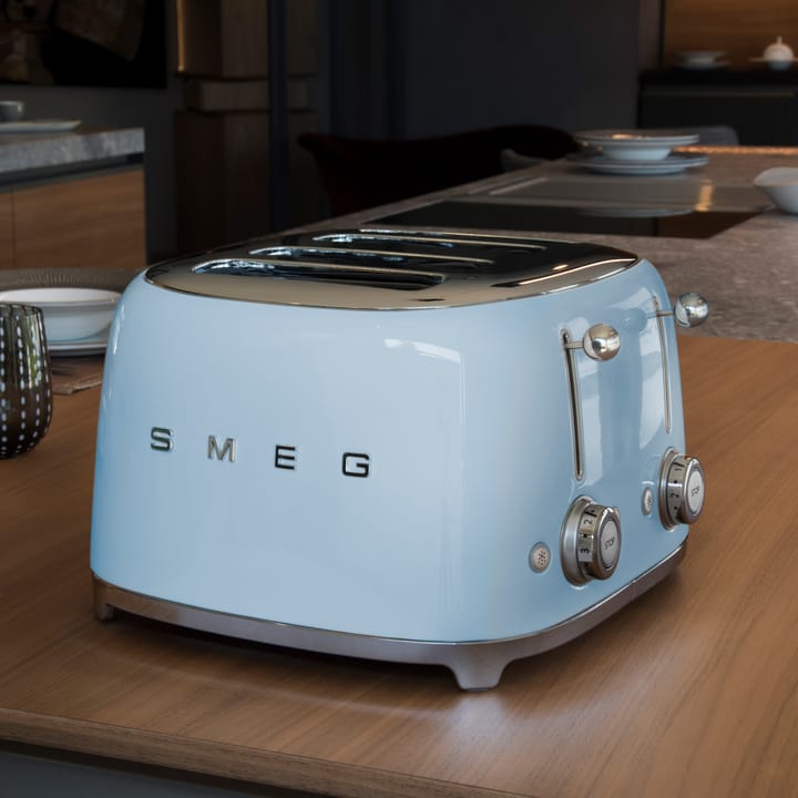 Smeg 50's Style brødrister 4x4 skiver, Pastellblå Smeg