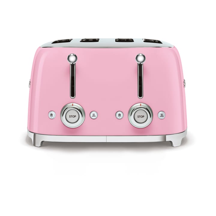 Smeg 50's Style brødrister 4x4 skiver, Rosa Smeg