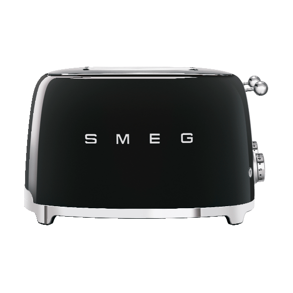 Smeg 50's Style brødrister 4x4 skiver, Svart Smeg