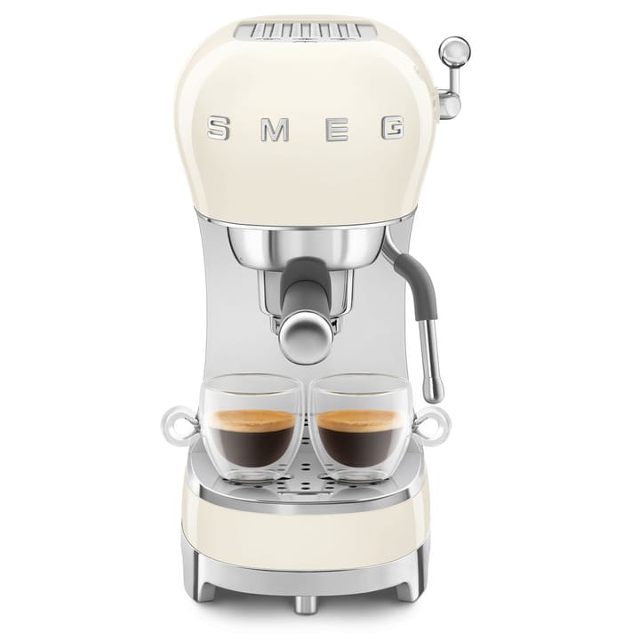 Smeg 50's Style espressomaskin, Créme hvit Smeg