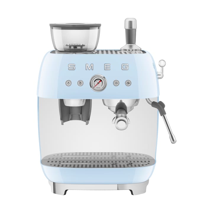 Smeg 50's Style espressomaskin med kaffekvern - Pastellblå - Smeg