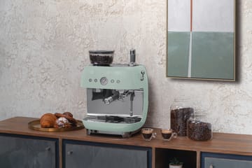 Smeg 50's Style espressomaskin med kaffekvern - Pastellgrønn - Smeg