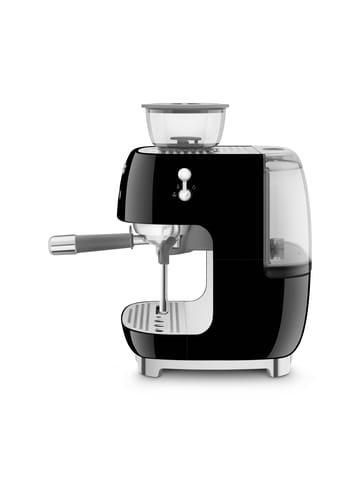 Smeg 50's Style espressomaskin med kaffekvern - Svart - Smeg