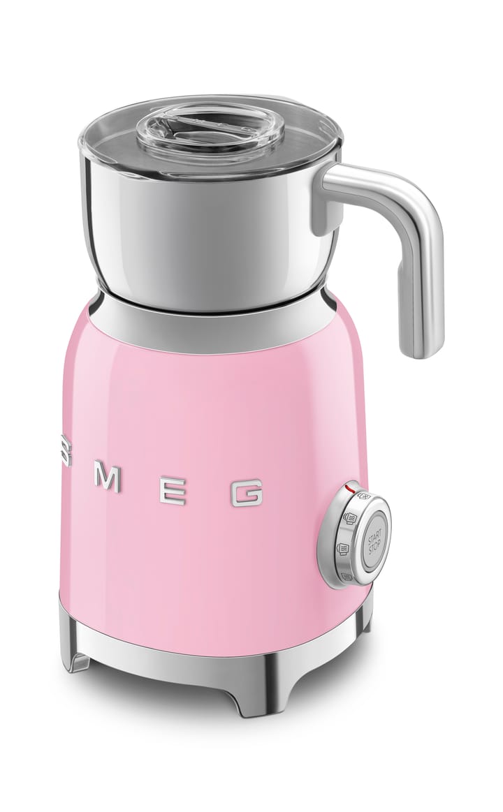 Smeg 50's Style melkeskummer 60 cl, Rosa Smeg