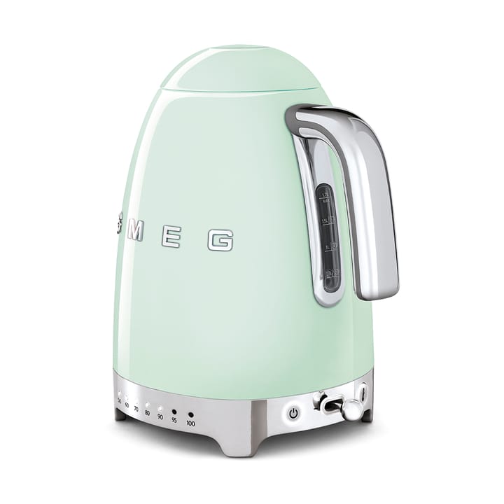 Smeg 50's Style vannkoker med variabel temperatur 1,7 L, Pastellgrønn Smeg