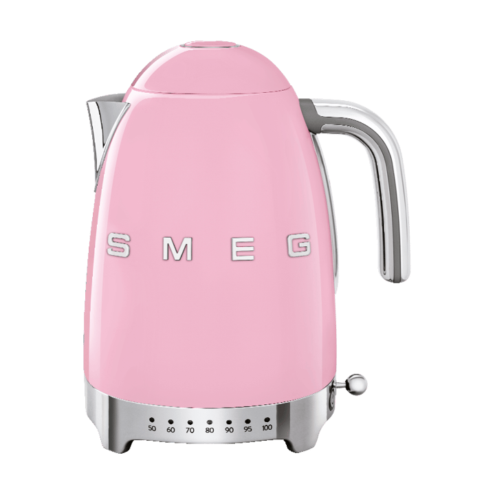 Smeg 50's Style vannkoker med variabel temperatur 1,7 L - Rosa - Smeg