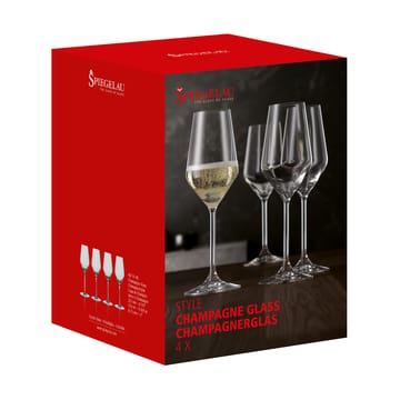 Style champagneglas 31cl 4-pakning - Klar - Spiegelau