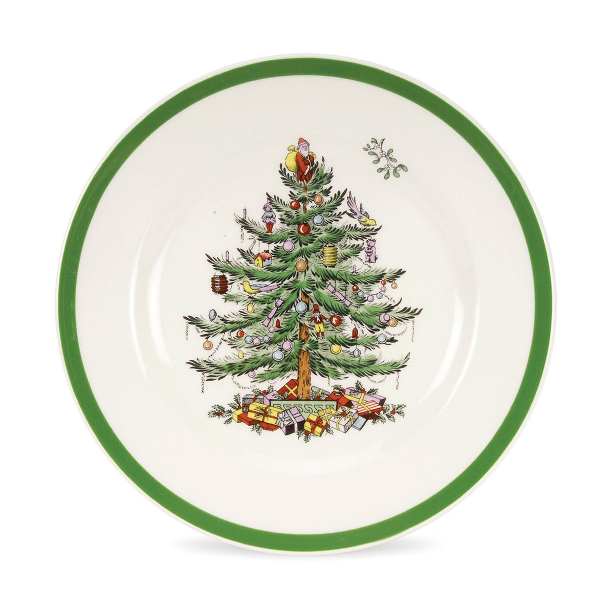 Spode Christmas Tree tallerken Ø20 cm White-green-red