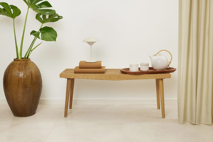 Uno Ora benk 102x42x35 cm, Teak Spring Copenhagen