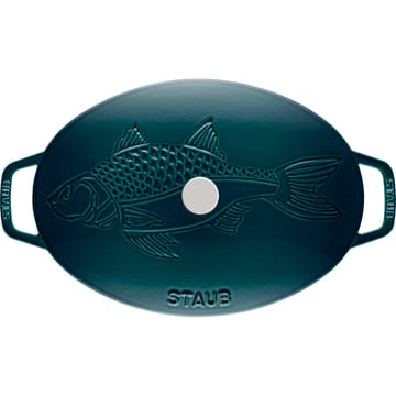 La Mer oval gryte, tre lager emalje - 32 cm - STAUB