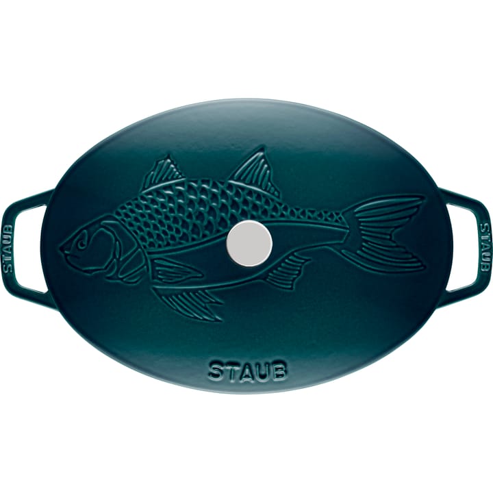 La Mer oval gryte, tre lager emalje, 32 cm STAUB