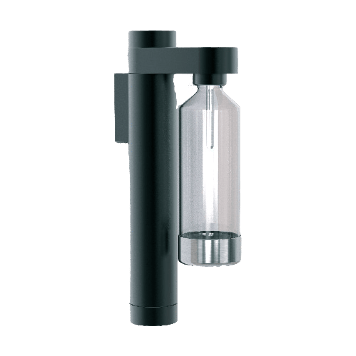 Brus vegghengt kullsyremaskin, Black Stelton