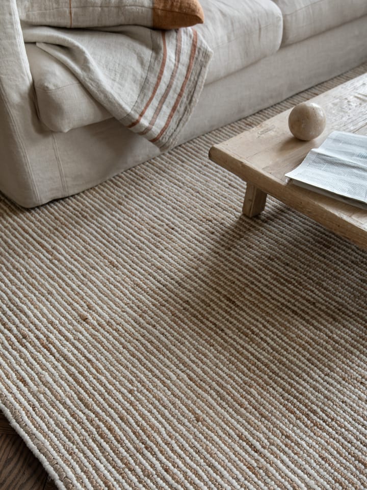 Hemp wool teppe 170 x 240 cm, Stripe Tell Me More