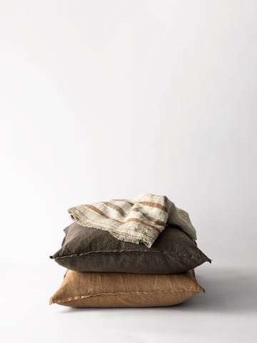 Washed linen putetrekk 50 x 50 cm - Hazelnut - Tell Me More