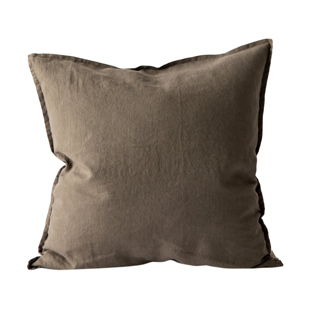 Tell Me More Washed linen putetrekk 50 x 50 cm Taupe