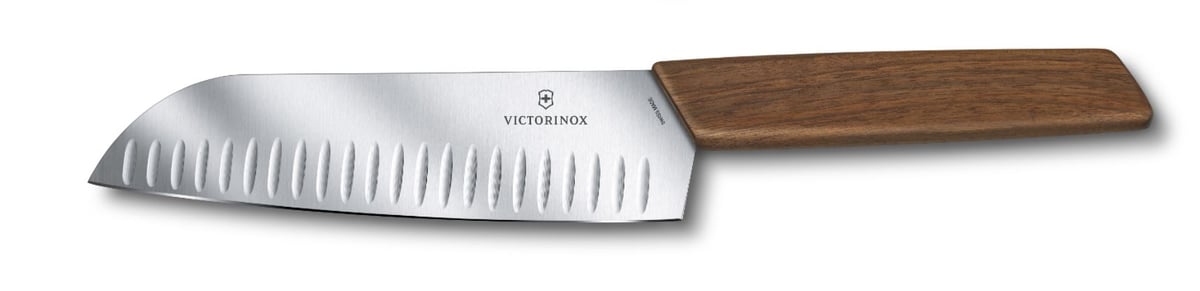 Victorinox Swiss Modern Santokukniv 17 cm Brun