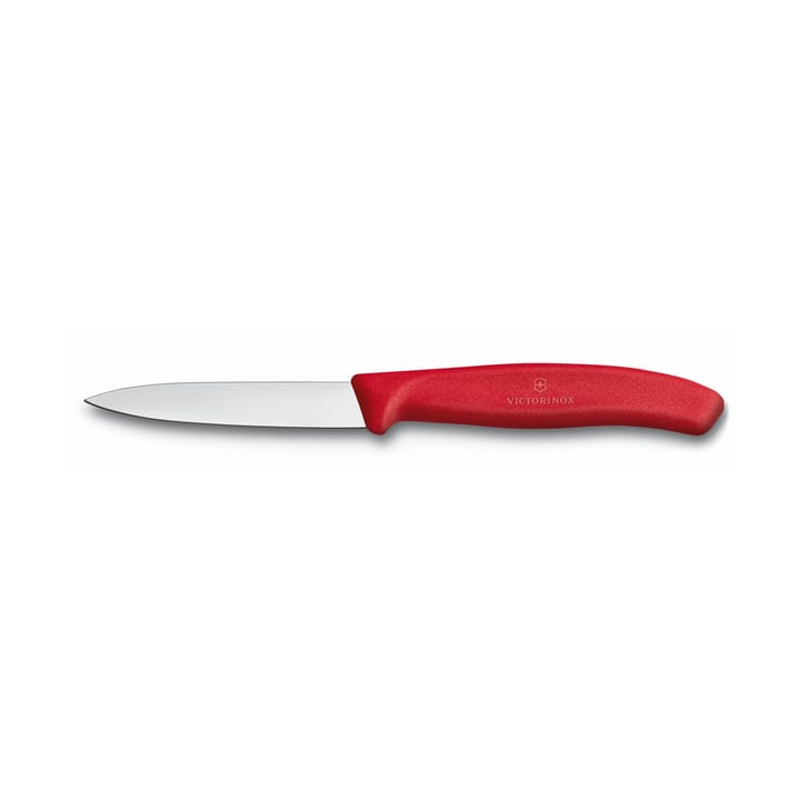 Victorinox grønnsaks- & skrellekniv 8 cm - Rød - Victorinox