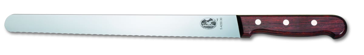 Victorinox Victorinox skinkekniv bølgetannet 25 cm Furu