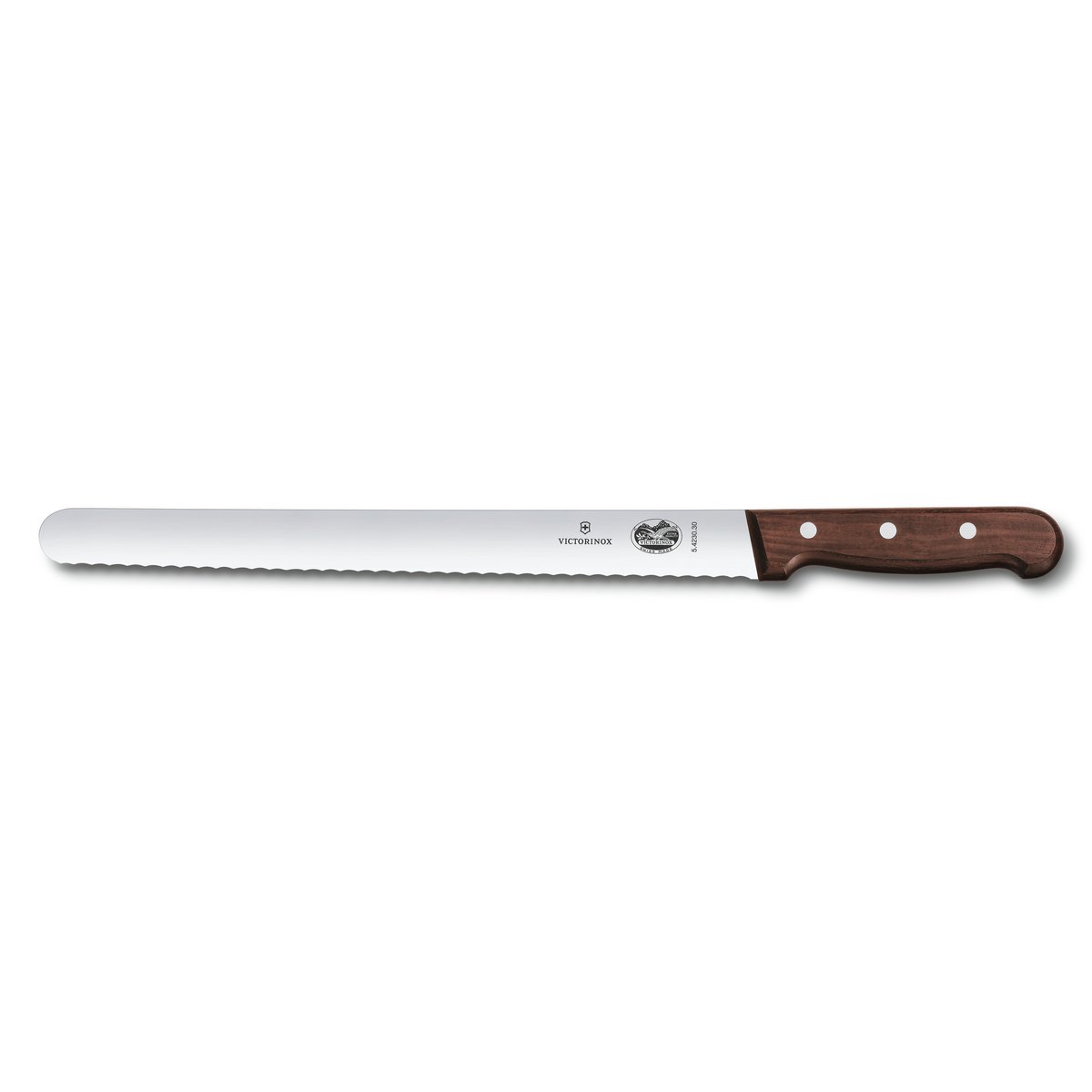 Victorinox Victorinox skinkekniv bølgetannet 30 cm Furu