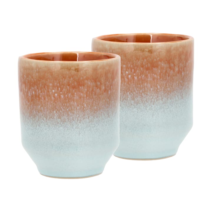 Styles kopp 18 cl 2-pk - Blue-amber - Villa Collection