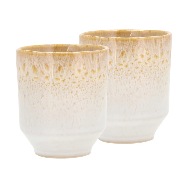 Styles kopp 18 cl 2-pk - Creme-sand - Villa Collection